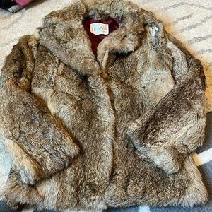 Vintage Rabbit Fur Coat